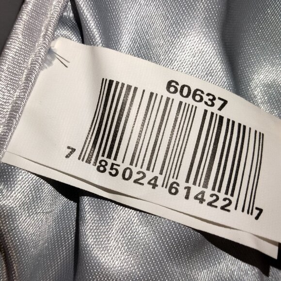 New Silver Beaded/Sequined Snowflake Tree Skirt - Picture 12 of 12